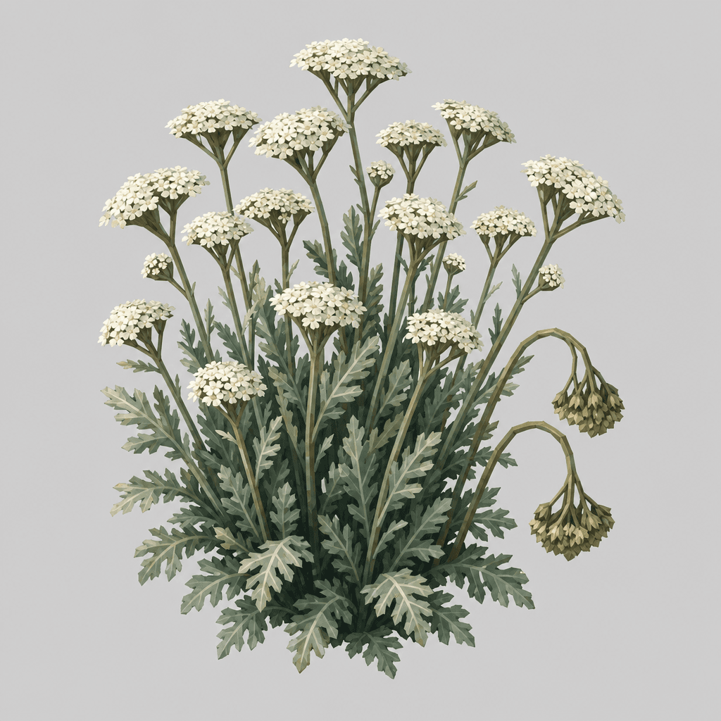 White Yarrow Cluster