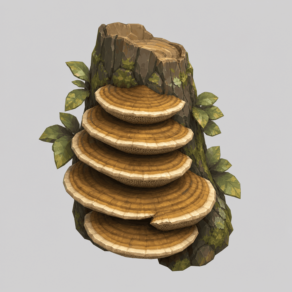 Shelf Bracket Fungus Stack