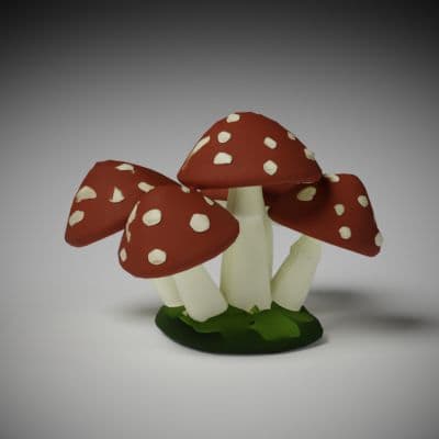 Speckled Fly Agaric Cluster