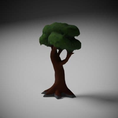 Twisted Old Oak Tree