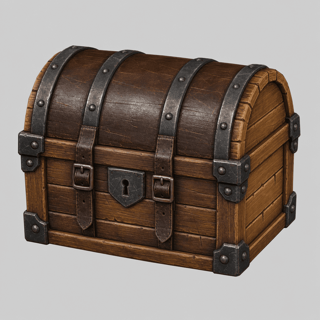 Domed-Lid Travel Trunk