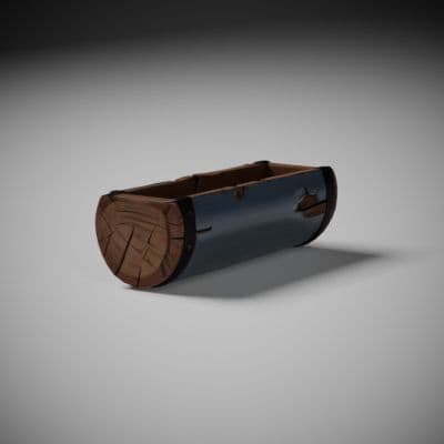 Long Hollowed Feed Trough