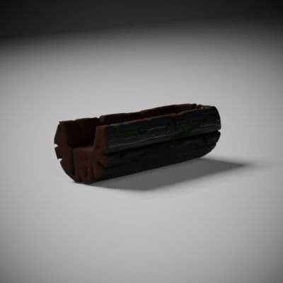 Rough Log Feed Trough