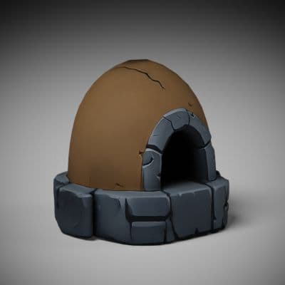 Domed Clay Baking Oven