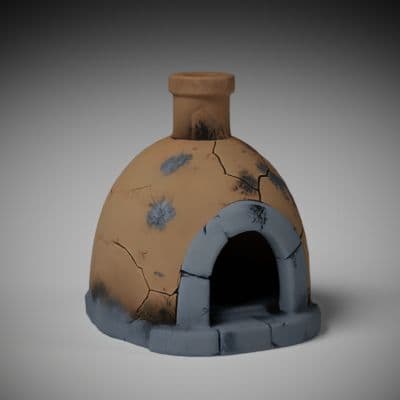 Domed Clay Bread Oven