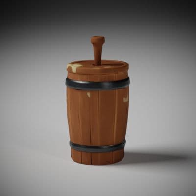 Wooden Butter Churn