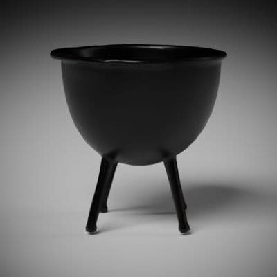Coal-Filled Iron Brazier