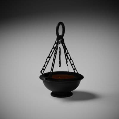 Hanging Chain Oil Lamp