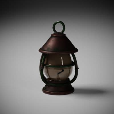 Peaked Copper Lantern