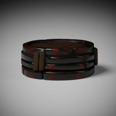 Stacked Barrel Hoop Pile