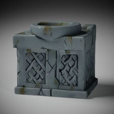 Carved Stone Offering Altar