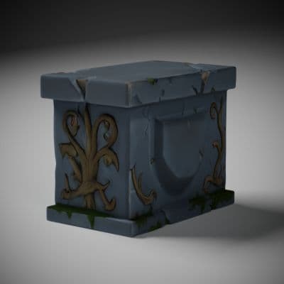 Carved Vine Stone Altar