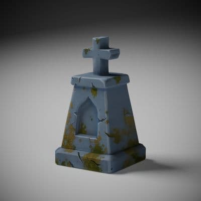 Roadside Stone Cross Shrine