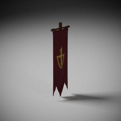 Tattered Heraldic Banner