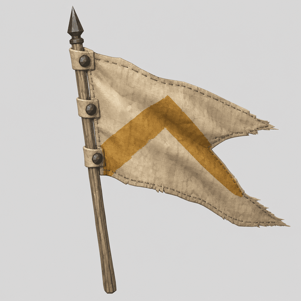 Swallowtail Linen War Flag