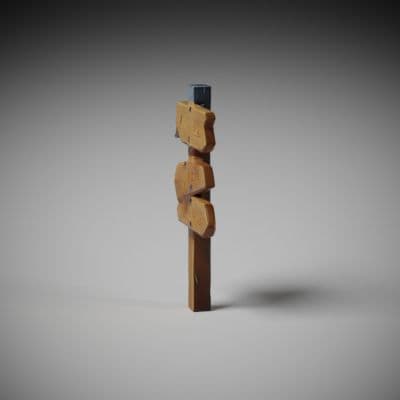 Crooked Village Signpost