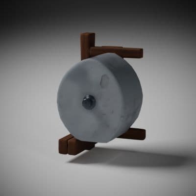 Hand-Crank Grindstone Wheel