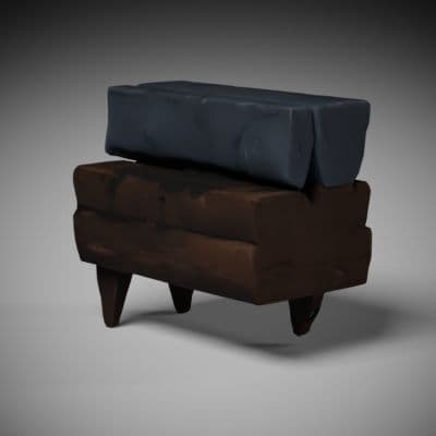 Whetstone on Wooden Stand