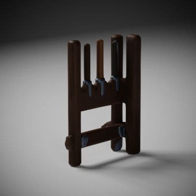 Angled Weapon Rack