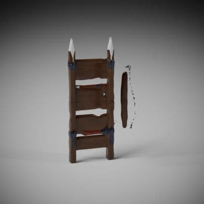 Coiled Chain Weapon Rack