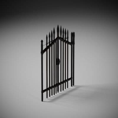 Wrought-Iron Estate Gate