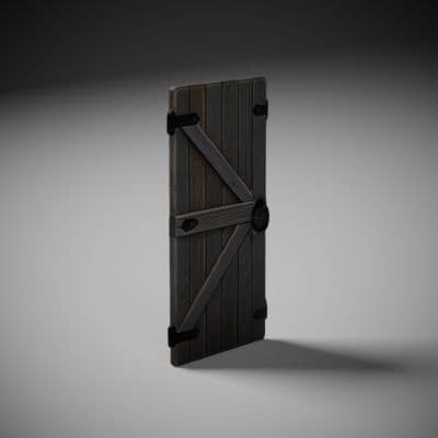 Weathered Timber Barn Door