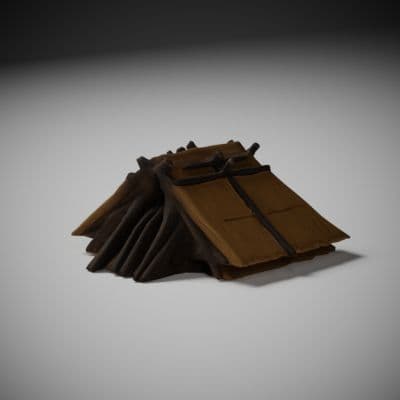 Thatched Gable Roof Section