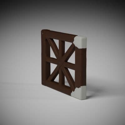 Half-Timbered Wall Panel