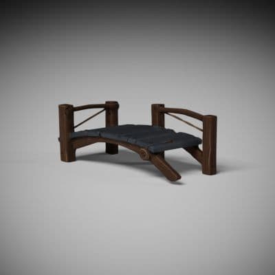 Planked Timber Footbridge