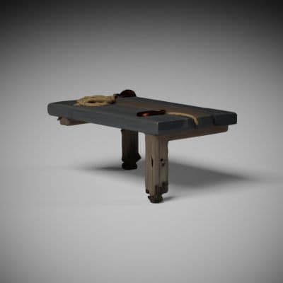 Warped Plank Pier Section