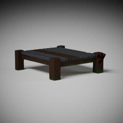 Weathered Plank Dock Section