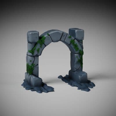 Crumbling Arch Ruin