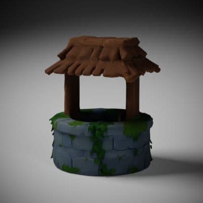 Ivy-Covered Stone Well
